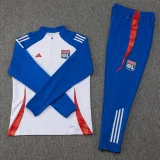 24-25 Lyon White Half Pull Tracksuit (半拉链)