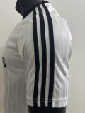 2025 AD Casual White Player Version Training shirts *三叶草