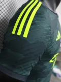 24-25 RMA Green Grey Special Edition Player Version Soccer Jersey 萤光黄S