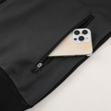 23-24 AD Black Grey Jacket Tracksuit #AJ12