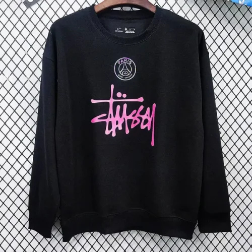 24-25 PsG High Quality Black Casual Long sleeve T-shirt