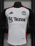 25-26 Man Utd White Black Player Version Training shirts