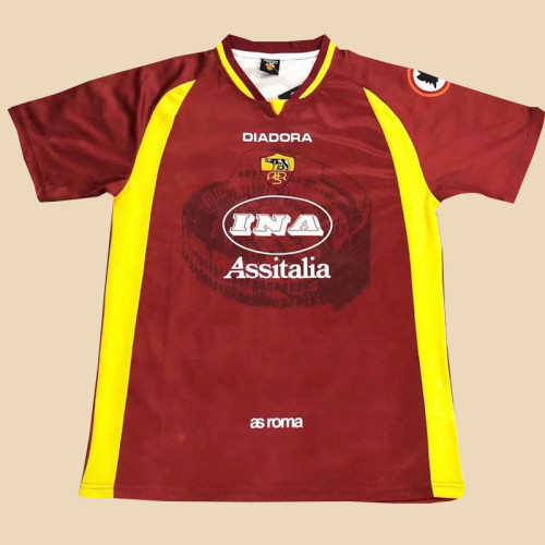 1997-1998 Roma Home Retro Soccer Jersey