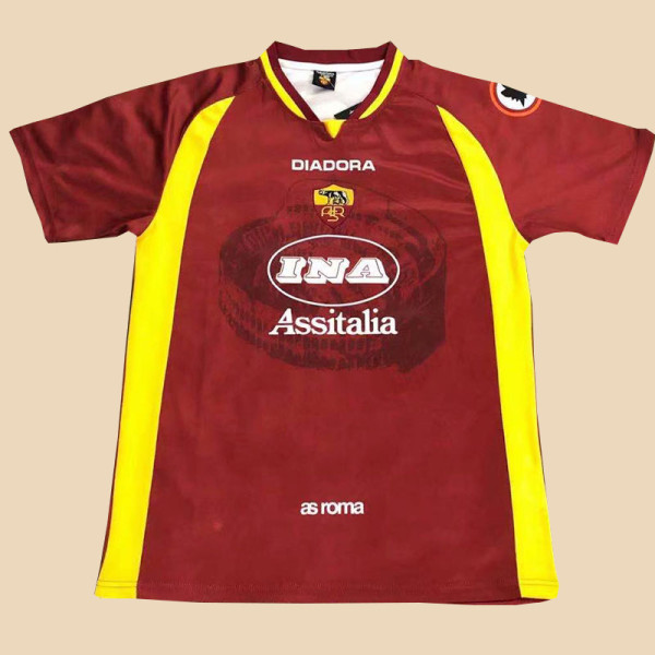 1997-1998 Roma Home Retro Soccer Jersey