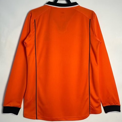 1998 Netherlands Home Long Sleeve Retro Soccer Jersey (长袖)