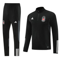 23-24 Besiktas Black Half Pull Tracksuit (半拉链) 23-24 Besiktas Black Half Pull Tracksuit (半拉链)