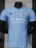 24-25 Man City Home   Player Version Soccer Jersey