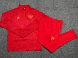 24-25 Fluminense Red Half Pull Tracksuit (半拉链)
