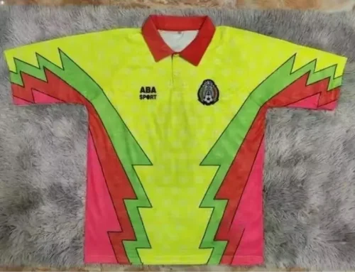 1995客 Mexico Campos #9 GoalKeeper Retro Soccer Jersey