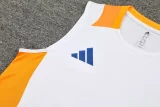 2024 AD White Tank top and shorts suit