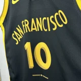 23-24 WARRIORS BUTLERIl #10 Black City Edition Top Quality Hot Pressing NBA Jersey (V领)