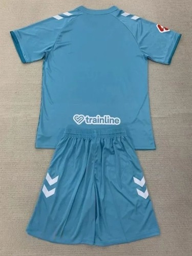 24-25 Real Betis Lake blue GoalKeeper Kids Soccer Jersey