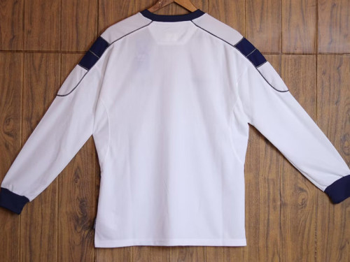1999-2000 Man Utd White Away Long Sleeve Retro Soccer Jersey (长袖)