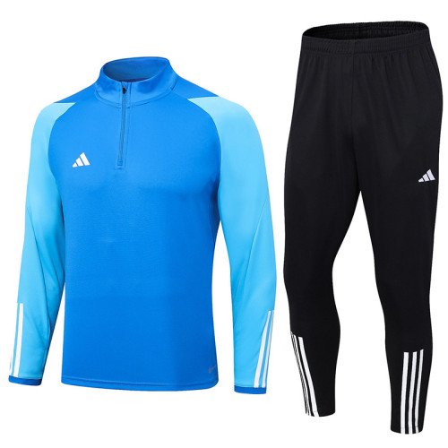 2023 AD Blue Half Pull Tracksuit Lh #2329 (半拉链)