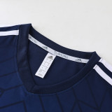 2023 AD05 Royal Blue Short-sleeved Trouser Suit