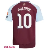 24-25 Aston Villa Home Kids Soccer Jersey