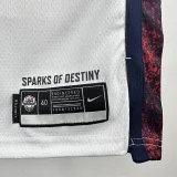 2024 Olympic Game USA DURANT # 7 White Basketball Jersey