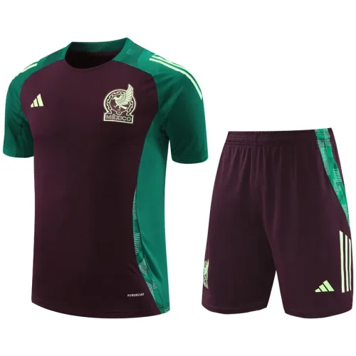 24-25 Mexico Maroon Training Short Suit