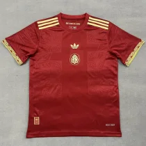 25-26 Mexico Special Edition Red Fans Soccer jersey *三叶草