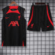 22-23 LIV Red Black Tank top and shorts suit