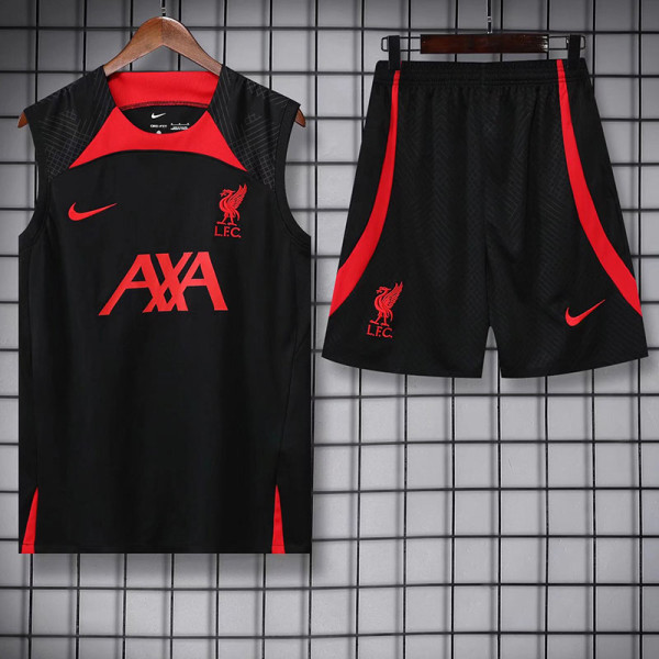 22-23 LIV Red Black Tank top and shorts suit