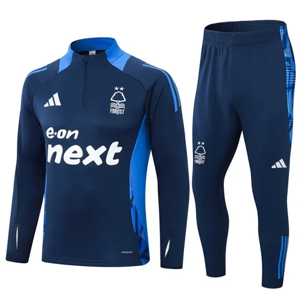 24-25 Nottingham Forest Royal blue Half Pull Tracksuit (半拉链)