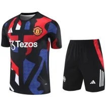25-26 Man Utd Black Training Short Suit 25-26 Man Utd Black Training Short Suit