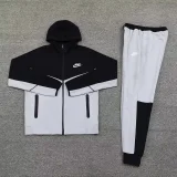 2024 NK Black gray Hoodie Jacket Tracksuit #NM08(黑灰色)