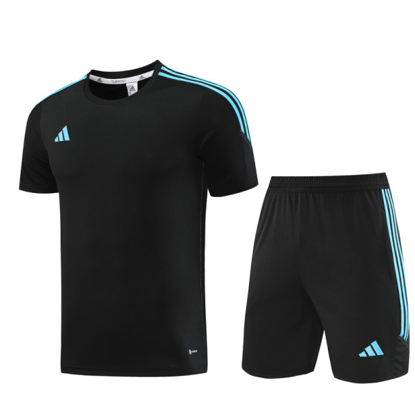 2023 AD02 Black Training Short Suit（蓝边）