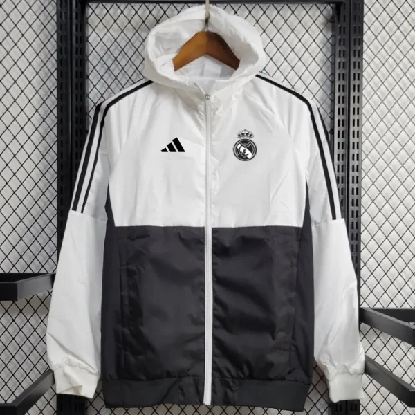 24-25 RMA White Black Windbreaker