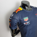2022 F1 Formula One Red Bull Royal Blue Racing Suit(圆领)