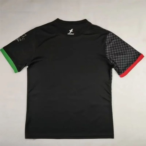 24-25 Palestina FC Black Training shirts *红绿袖边