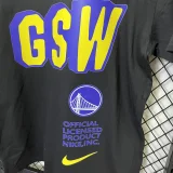 T112 Warriors GSW Black High Quality Casual T-Shirt