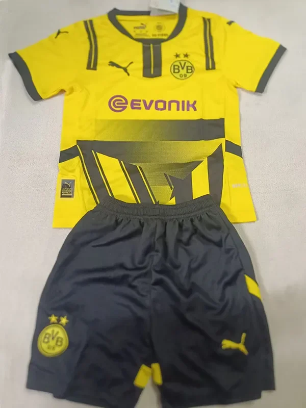 24-25 Dortmund Third (Cup Match Edition) Kids Soccer Jersey