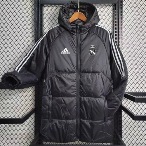 23-24 RMA Black Hooded Cotton Coat White Edge (白色边) 棉衣