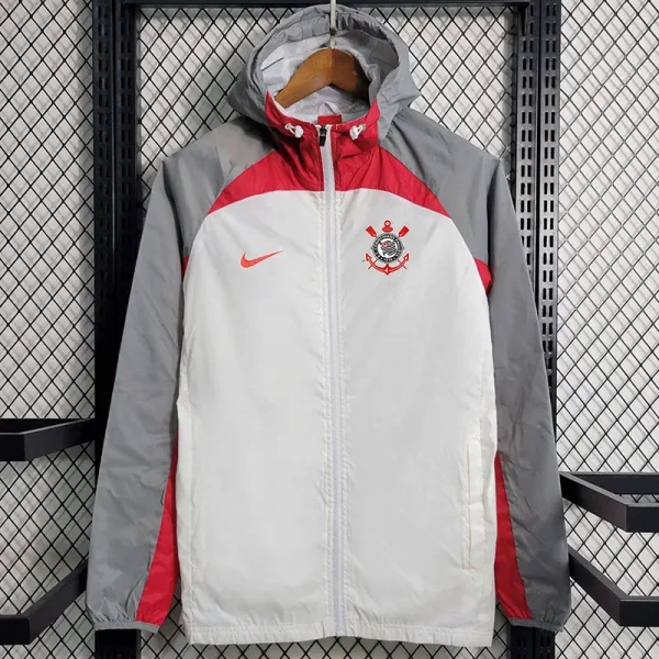 24-25 Corinthians Grey White Windbreaker