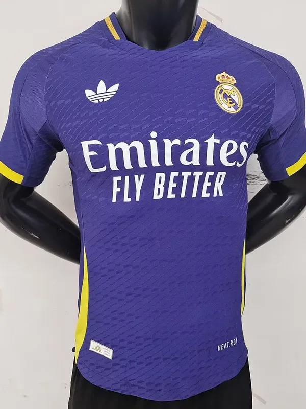 24-25 RMA Blue   Player Version Soccer Jersey 蓝