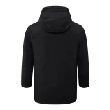 24-25 Palmeiras Black Hooded Windbreaker Fabric Cotton Coat #G236