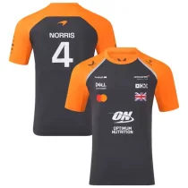 2025 McLaren NORRIS #4 Black Racing Suit (圆领)