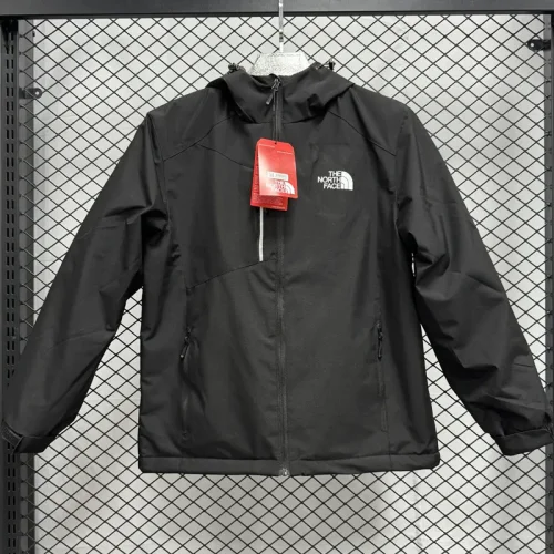 2024 TNF Thickened warm Black Outdoor Jackets #F3 加绒冲锋衣