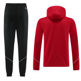 23-24 AD Red Hoodie Jacket Tracksuit #AM03