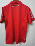 Ferrari Formula One Red Short Sleeve Racing Suit (法拉利有领)
