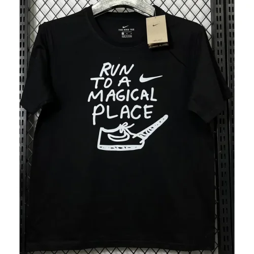 T211 NK Black High Quality Casual T-Shirt #独角兽