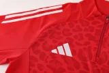 2024 AD Red Half Pull Tracksuit #AB08 (半拉链)