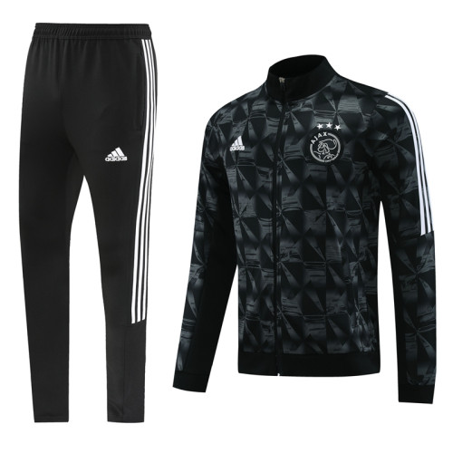 23-24 Ajax Black Jacket Tracksuit #08