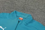 24-25 Marseille Lake blue Half Pull Tracksuit (半拉链)