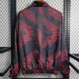2023 Man Utd Maroon & Black Double Sided Windbreaker (双面风衣)