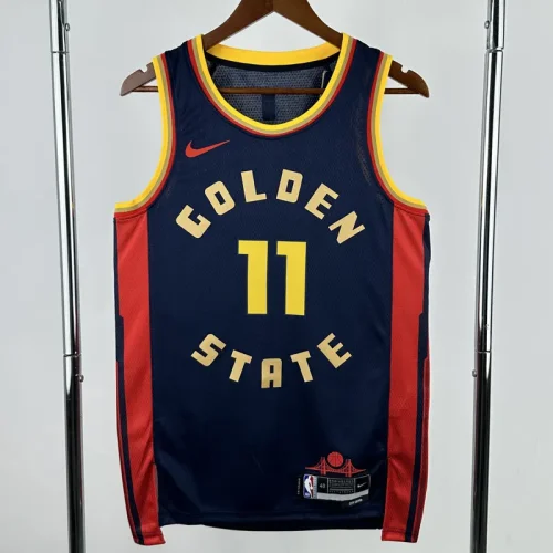 24-25 WARRIORS THOMPSON #11 Royal blue City Edition Top Quality Hot Pressing NBA Jersey