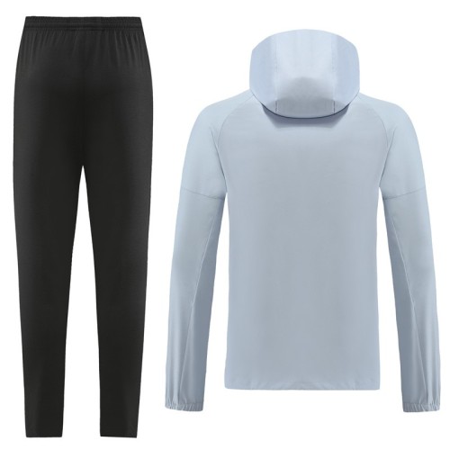 23-24 NK Grey Hoodie Jacket Tracksuit #NF01