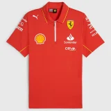 2024 Ferrari Red Polo Racing Suit (有领)